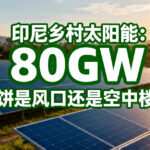 印尼乡村太阳能：80GW 大饼是风口还是空中楼阁