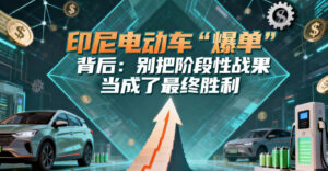 印尼电动车“爆单”背后：别把阶段性战果当成了最终胜利