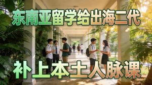东南亚留学给出海二代补上本土人脉课