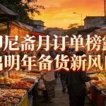印尼斋月订单榜露出明年备货新风口