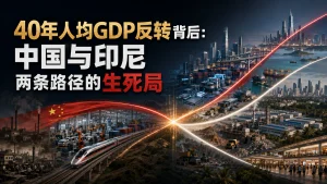40 年人均 GDP 反转背后：中国与印尼，两条路径的生死局