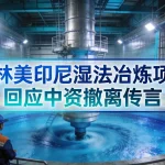 格林美印尼湿法冶炼项目回应中资撤离传言