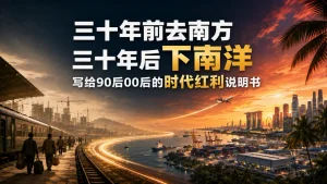 三十年前去南方，三十年后下南洋：写给90后00后的时代红利说明书